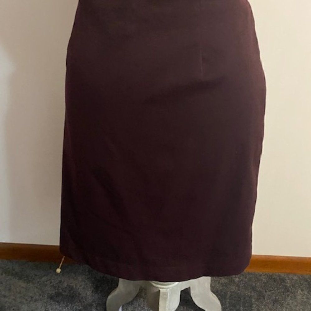 Sweet Lily Vintage Wine Pencil skirt, size L